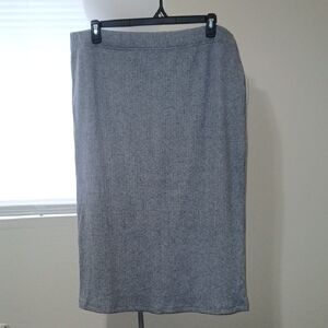 Time and Tru Women’s XXL Ribbed Midi Skirt